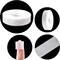Clear Balloon Glue Points Removable Adhesive Dots Double Sided Glue Points Stickers Non Trace Adhesive Glue Tape for Craft Supplies Decoration, 500 Pieces Per Roll
